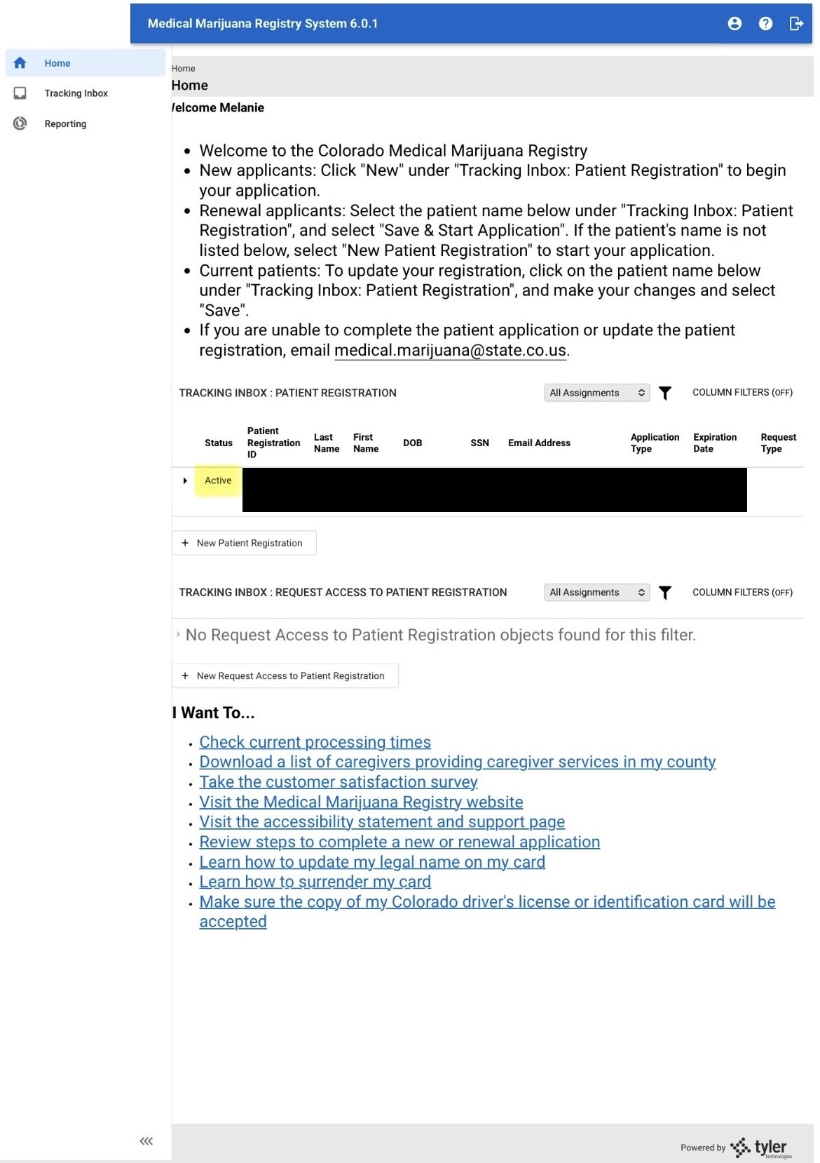 Physician Certification Form Access Screenshot