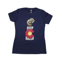 Keep Rollin T-Shirt Blue W