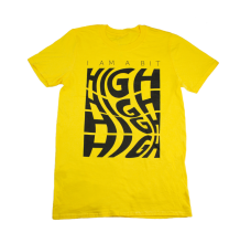 A Bit High Tee Shirt | Yellow Size XL