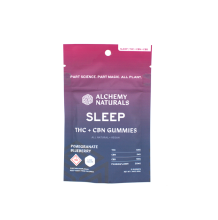 Alchemy Naturals Gummies | Sleep Pomegranate Blueberry 100mg Rec