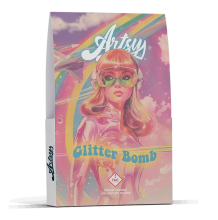 Artsy Cannabis Eighth Envelope | Glitter Bomb 3.5g Med