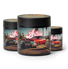 Artsy Cannabis Eighth Jars | Kandy Chrome 3.5g Rec