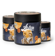 Artsy Cannabis Eighth Jars | Mandarin Space Cookies 3.5g Rec