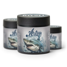 Artsy Cannabis Quarter Jar | Biesel 7g Rec