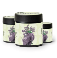 Artsy Cannabis Quarter Jar | Purple Burkel 7g Med