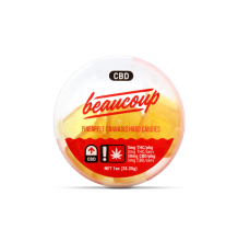 Beaucoup, CBD Pineapple UP Hard Candy, 50mg