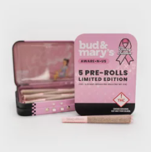 Bud & Marys Aware n Us Kief Infused Preroll 5 Pack | Granddaddy Purp 4g Rec