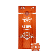 Cheeba Chews Wax Wrap | Chocolate Sativa 100mg Rec