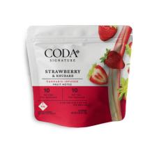 Coda Signature Chocolate PROMO 2-pack | Strawberry & Rhubarb 1:1 CBD:THC 10mg Rec