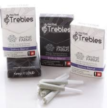 Decibel Trebles, Black Box Indica Blend Infused Joint 5 Pack, 4.25g