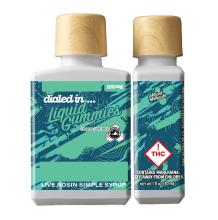 Dialed In Liquid Gummies | Rainbow Road 100mg Rec