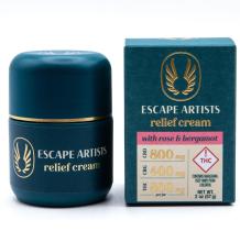 Escape Artists Relief Cream | 1:1 Rose & Bergamot 800mg Med