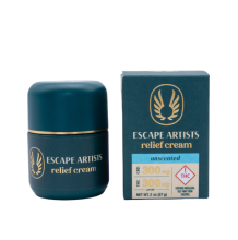 Escape Artists Relief Cream | Unscented 1:1 300mg Rec