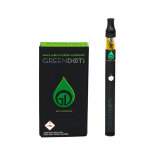 Green Dot Black Label Live Resin Cartridge | A5 Wagyu 500mg Rec