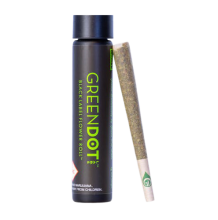 Green Dot Black Label Preroll | Fuchsia 1g Rec