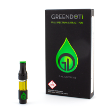 Green Dot Blue Label Live Rosin Cartridge | Raspberry Parfait X $@%&! Cake 500mg Rec