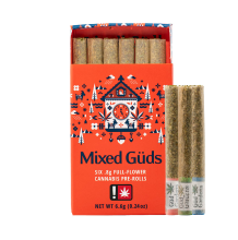 Gud Gardens Mixed Guds Preroll |  Tropicanna Punch, Redneck R*ntz, Turkey Bagz 6-Pack 4.8g