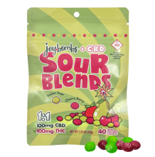Joybomb Gummies CBD | Sour Blends 1:1 100mg Rec