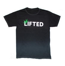 Lifted Tee | Hand Dyed Black - Size XL