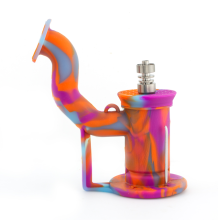 LuvBuds | 6" Silicone Dab Rig w/10mm Nail
