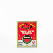 NFuzed Sour Gummies | Single Serve Watermelon 10mg Rec