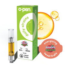 O.Pen Daily Strains Cartridge | Apples on Apples 1000mg Rec