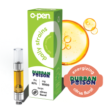 O.Pen Daily Strains Cartridge | Durban Poison 1000mg Rec