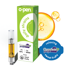 O.Pen Daily Strains Cartridge | Grandaddy Purple 1000mg Rec