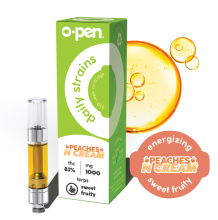 O.Pen Daily Strains Cartridge | Peaches N' Cream 1g Med