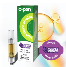 O.Pen Signature Strains Live Resin Cartridge | Purple Punch 1g Rec