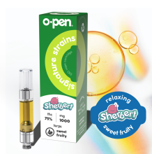 O.Pen Signature Strains Live Resin Cartridge | Sherbert 1g Med