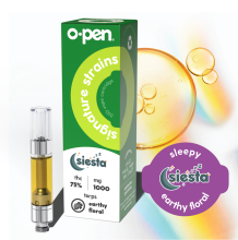 O.Pen SIgnature Strains Live Resin Cartridge | Siesta 1g Med