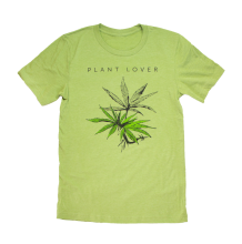 Plant Lover Tee Shirt | Heather Green Size M