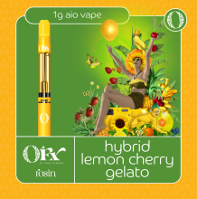 Sano Gardens Orchard FX Rosin All In One | Lemon Cherry Gelato 1g Rec
