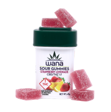 Wana Classic CBD Gummies | 1:1 Strawberry Lemonade 200mg Med
