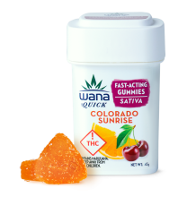 Wana Fast Acting Gummies | Sativa Colorado Sunrise 100mg Rec
