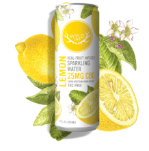 Wyld CBD Sparkling Water | Lemon 25mg