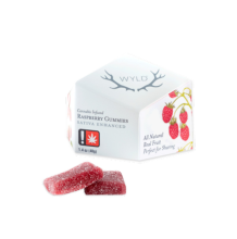 Wyld, Sativa Raspberry Gummies, 50mg