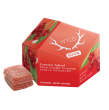 Wyld Sour Cherry Gummies | Indica 100mg Rec