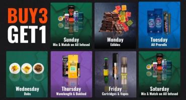 Buy 3, Get 1 Daily Deals