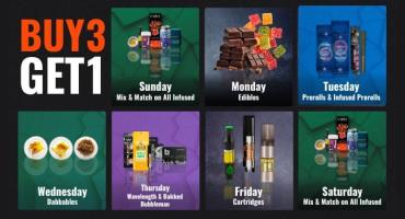 Buy 3, Get 1 Daily Deals