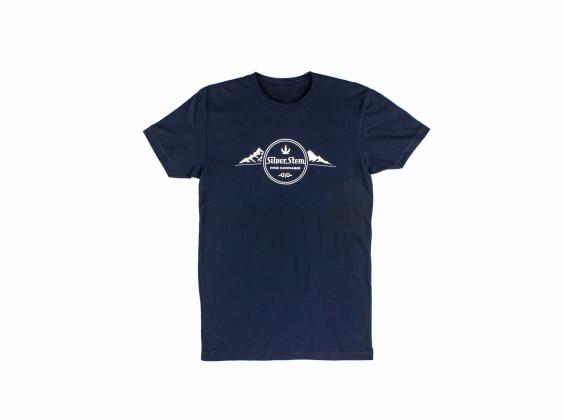Mountains Tee Shirt | Navy - Size L