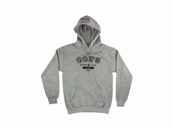 "SSFC" Hoodie | Grey Melange - Size L